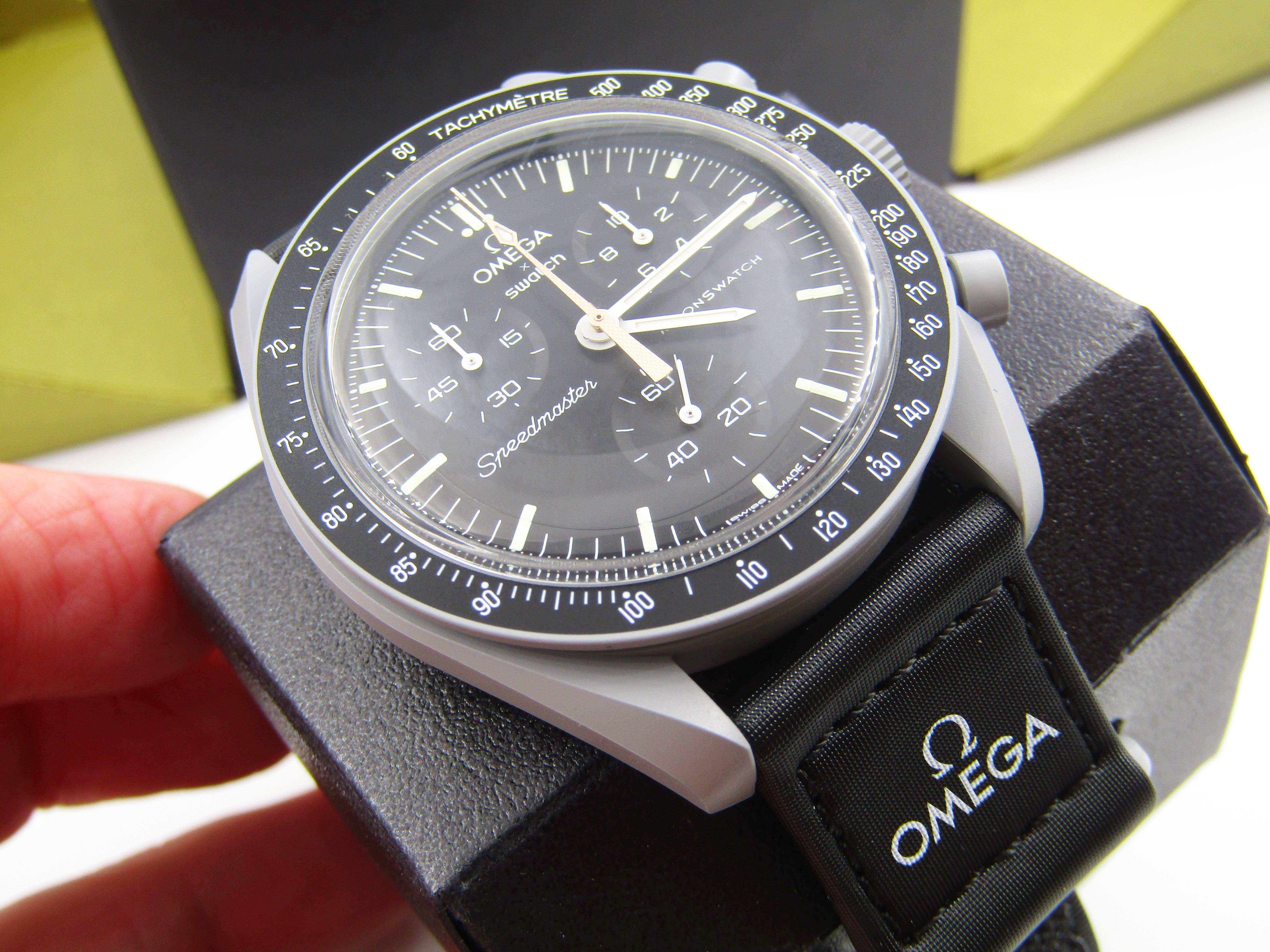 OMEGA x swatch Mission to the Moon カスタム swatch ファッション OMEGAx Swatch Mission to the Moon カスタム