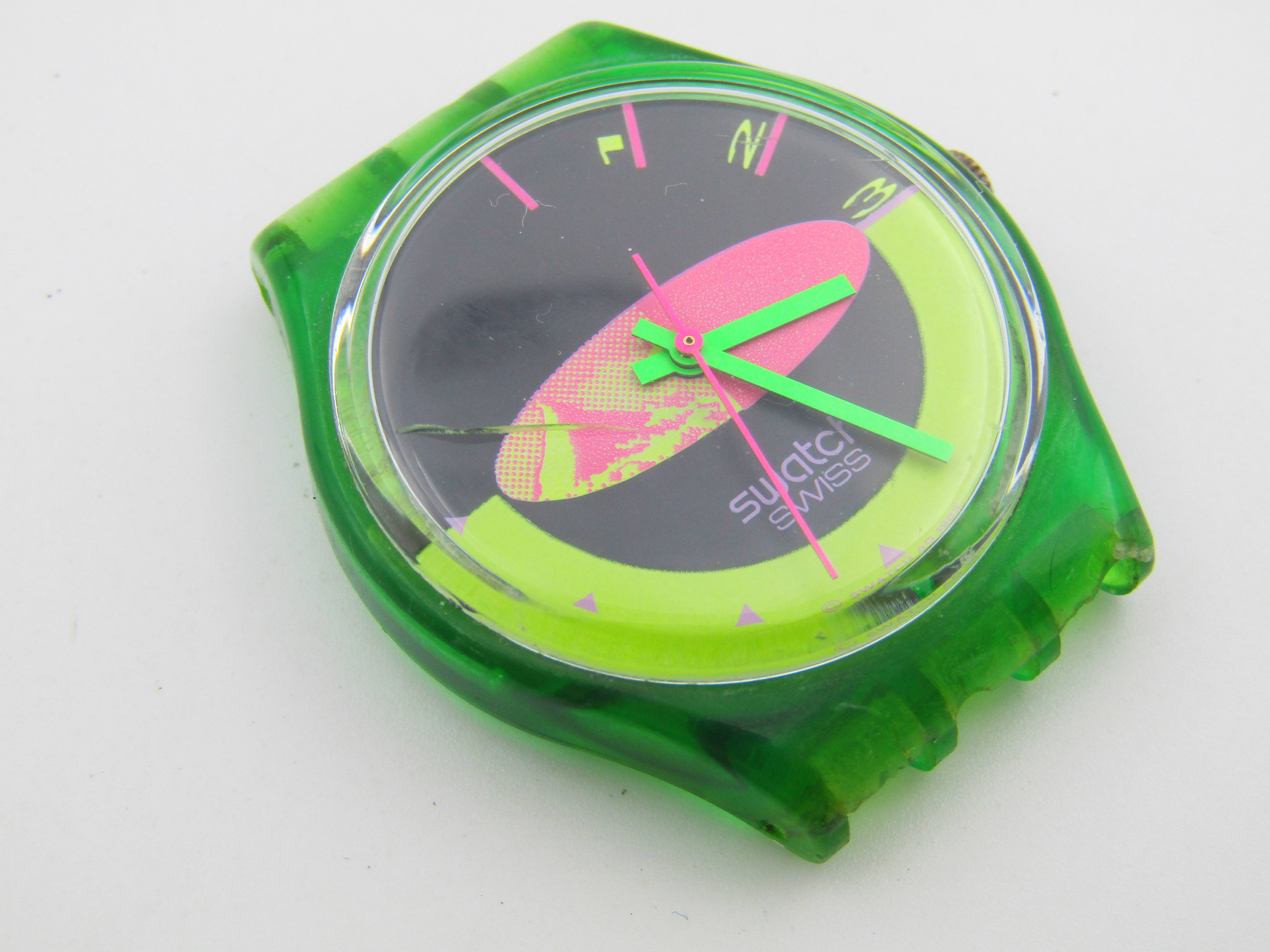 Swatch Watch - GG105 - Sandy Mountains NEU: seltene Vintage Swatch Gent SANDY MOUNTAINS GG105 von  main image 3