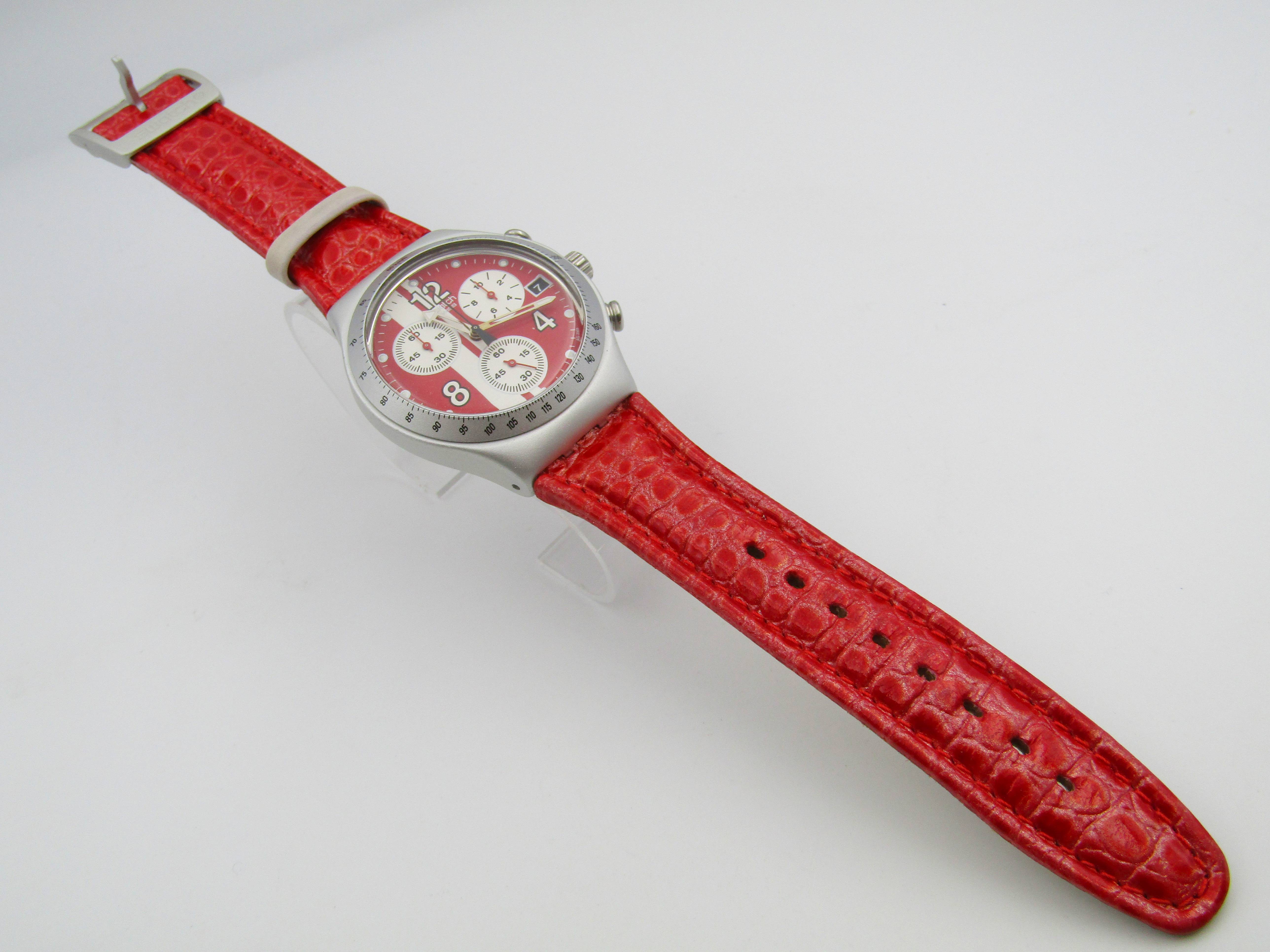 SWATCH IRONY CHRONO RUBIN POWER - NEUWARE | eBay